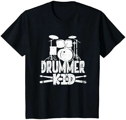 Детски Барабанист, Детска Забавна Шок Инсталация, Тениска за Момче-Барабанист