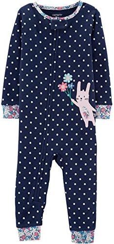 В памучна Пижама без крака Carter's Baby за момичета в 2 опаковки
