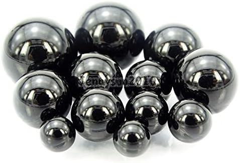 Vuslo Клас ААА 6 мм Естествен Черен Оникс Скъпоценни Камъни Камък, Без Дупки Кръгла Сфера Исцеляющий Топка Колекционерски Предмети