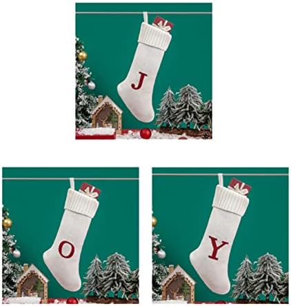 Crochet Вълнени Коледни Чорапи С Окачване, Голям Подарък чанта, Коледни Чорапи, Чорапи за плетене на Прочетеното, Коледни Украси,