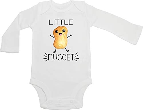 DoozyDesigns Little Nugget - Забавно Детско Боди Унисекс (Памучно Боди с дълъг ръкав)