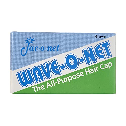 Мрежа за коса Wave-O-Net средно тегло, Кафяв, Опаковани на 24 парчета на витрина, 1 Витрина от 24 мрежи