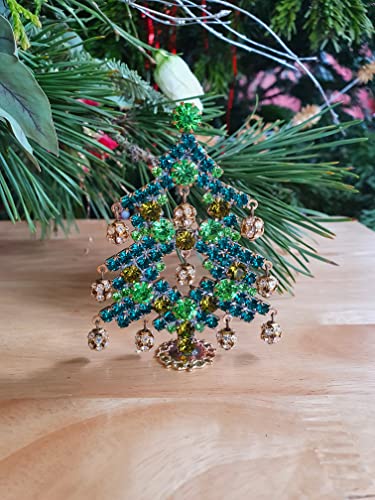 Ослепителна Коледна елха (Зелена), Луксозно украсата на елхата на рождественском плот
