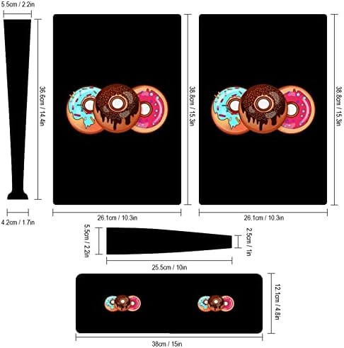 Сладък Поничка 3 бр. Стикер на цялото Тяло Стикер за PS5 Digital Edition за конзолата PS5 и контролер