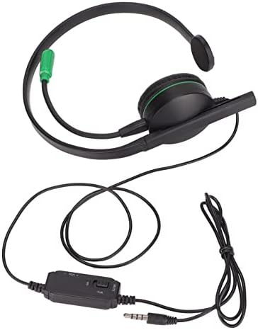 Детска Слушалки Rosvola с едно Ухо, 3,5 ммSingleEarHeadphone Тъмно Зелен 120 Стерео за Лаптоп