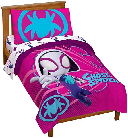 Комплект спално бельо за деца Marvel Спайди & His Amazing Friends Светия Spider Гуен от 4 теми - Спално бельо включва в себе си