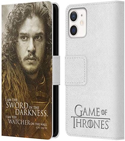 Дизайн на седалките за главата, Официално Лицензиран HBO Game of Thrones, Портрети на герои Серсеи Ланнистер, Кожена Книжка-джобен формат, Калъф, Съвместим с Apple iPhone 12 Mini