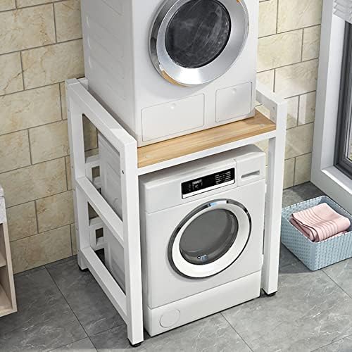 Рамки за съхранение на перални машини BKGDO, Подови, Без Удар, Идеални за Тоалетна, Квадратна Стойка за пералната машина от Въглеродна