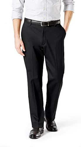Мъжки панталони-участък Докерите Класически Намаляване на Фирменото памук цвят Каки Луксозни Класически, намаляване на