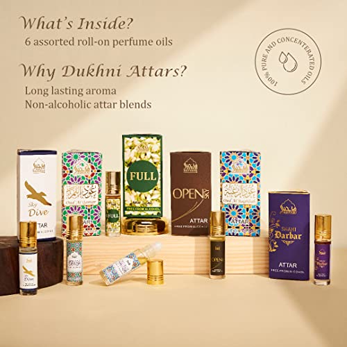 Набор от смесени масла Attar и Oud al Awatef Attar Al Faraash от Dukhni | Автентични арабски Ароматни масла и Естествен Мъгла, Ароматизатори
