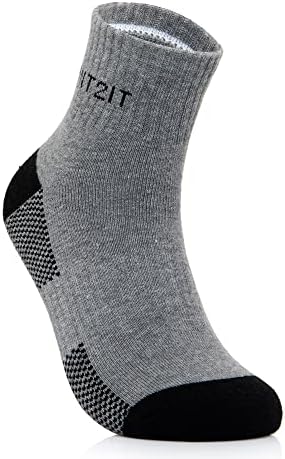 ANT21T 4 Опаковки Мъжки Чорапи на Щиколотках с Пълна Възглавницата Спортни Чорапи За Бягане