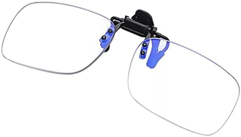 ygqzm -Леки Очила за четене с клипсой, Откидывающиеся нагоре и надолу, Без Увеличително стъкло, лесно и удобно за носене, подходящи