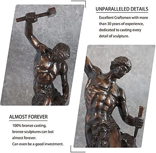 Бронзова скулптура на човек, със собствените си ръце, ще подобри вашия интериор - Нашата бронзова статуетка на ръчно изработени