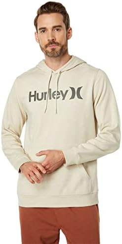 Обикновен мек вълнен плат Пуловер Hurley One & Only с качулка