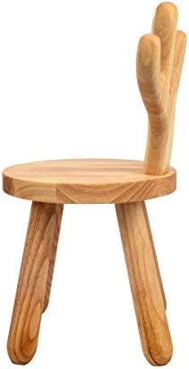 Дървен стол и маса famobay за деца, Натурална украса от масивно дърво, Детска Табуретка, ръчно изработени, за семейството, детската