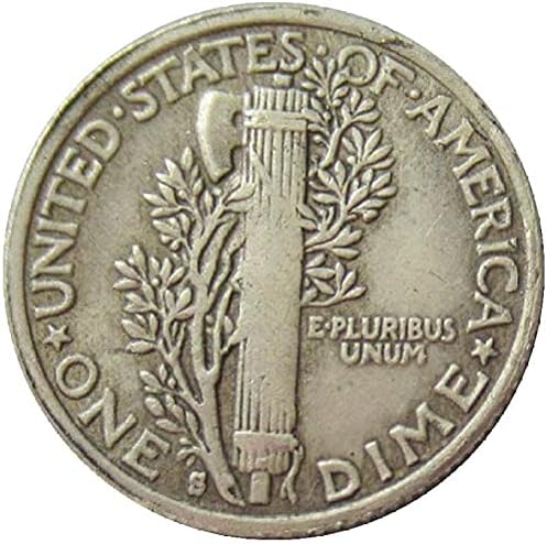 10 Цента 1918 г. със сребърно покритие Копие на Възпоменателни монети