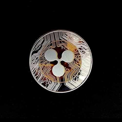 Оцветен Възпоменателна Монета Руи Pubin Ruiocoin Ripple Collection Възпоменателна Монета, която е Боядисана в Цвета на Събиране