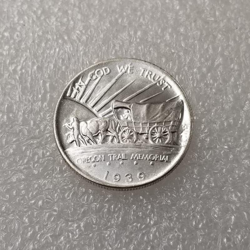 Старинни Занаяти САЩ 1939 Чуждестранни Възпоменателни Монети От Мед със сребърно покритие Сребърни Долара, Сребърен Кръг 3652