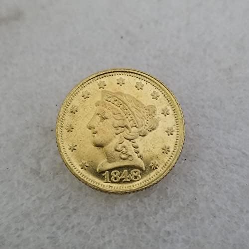 QINGFENG Старинни Занаяти Американски 1848 1/2 Златна Монета Сребърен Долар Сребърен през Цялата Колекция на Външната Търговия