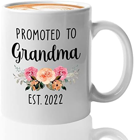 Семеен Кафеена чаша Bubble Hugs 11 грама Бял цвят - Повишена До на баба - Баба и дядо Очакват Раждане на дете Обявяването на полето
