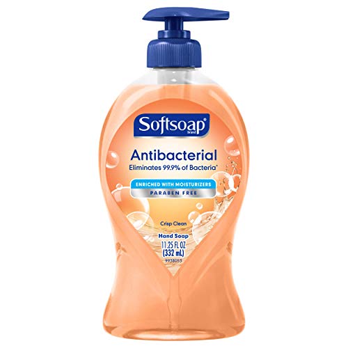 Течен Антибактериален сапун за ръце Softsoap, Crisp Clean - 11,25 течни унции