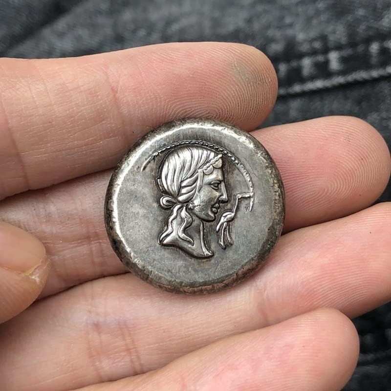 Римски Монети Месинг Със Сребърно Покритие Старинни Занаяти Чуждестранни Възпоменателни Монети Неправилен Размер Тип 8