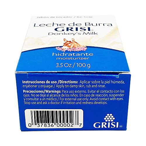Сапун Grisi от ослиного мляко 4 опаковки по 3,5 грама