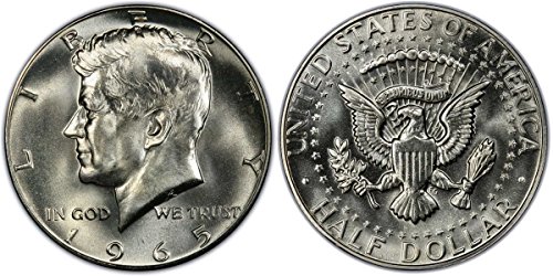 1965 P Kennedy Полдоллара 40% са провокиращи все сребро с покритие от Специален мента, полдоллара, не Циркулиращата монетен двор