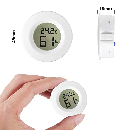 Alinan 5 бр. Мини Цифров Електронен Термометър Измерители на Влажност на въздуха Сензор На закрито/На открито LCD монитор Дисплей