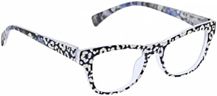 Peepers от peeperpecs Дамски Очила за четене Orchid Island Cat-Eye Син Цвят, Блокиране на Светлина